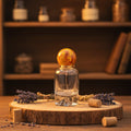 Luxury Special Design Wholesale 50ml Glass Perfume Bottle High Quality Cosmetic Packaging Crimp Neck in Stock with Stone Cap