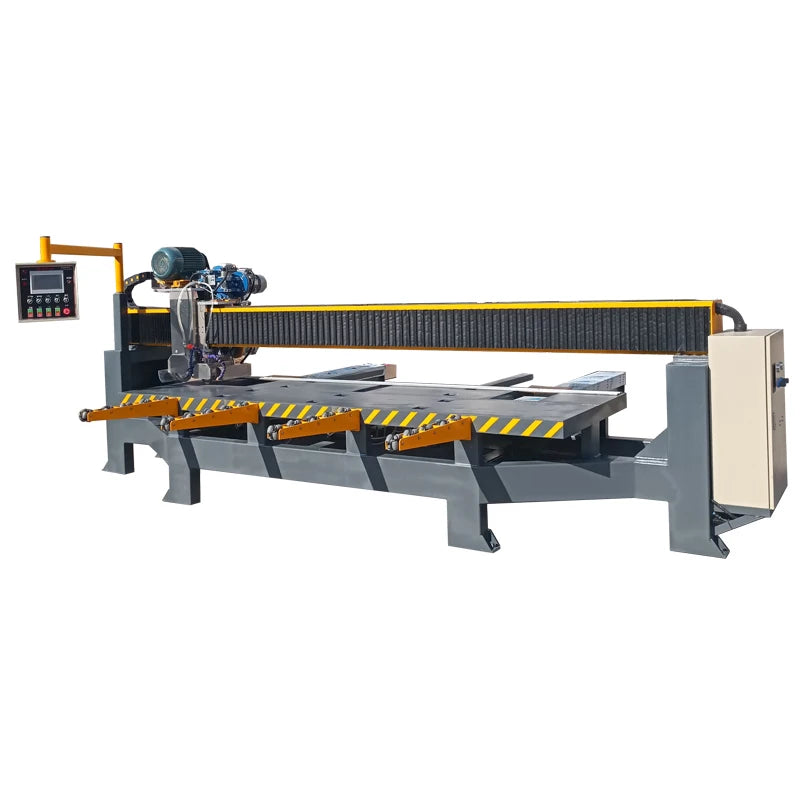 Heavy Duty BT3200 CNC Bridge Saw Factory's Stone Granite Cutting Slab Processing Machine Core Motor PLC for Tile Cutting