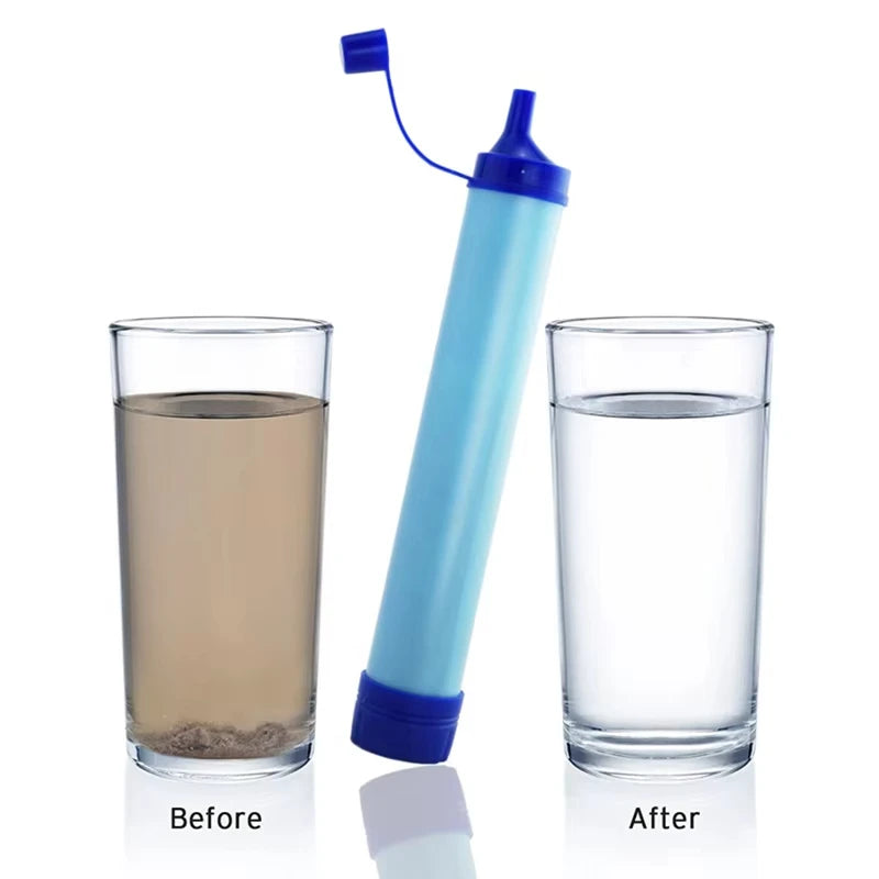 KongBo Outdoor MD17 Hiking Camping Travel Emergency Preparedness Membrane Life Survival Water Filter Purifier Straw Cleaner