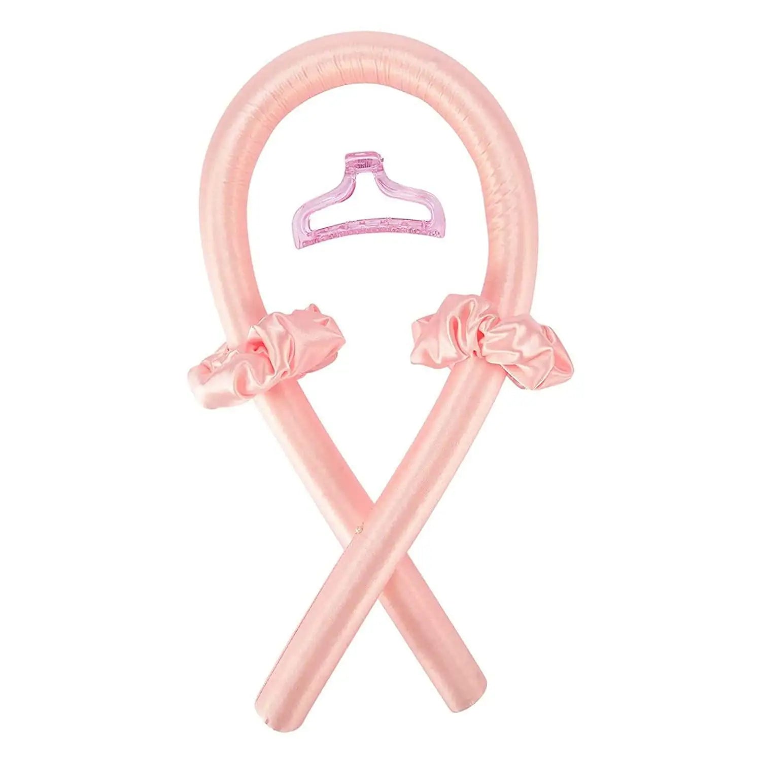 4PCS/Set Heatless Hair Curler Silk Hair Roller Waves Curling Rod Headband Scrunchie Set Satin Silk Heatless Curls