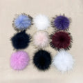 New Arrival Real Raccoon Fur Ball for Accessories Plush Keychain Hair Accessories Plush Fur Ball