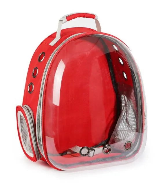 Multi Design Transparent Pet Carrier Backpack Outdoor Travel Dog Space Bag on Sale