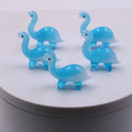 Ready to Ship Miniature Small Murano Lampwork  Glass Dinosaur Animal Figurine