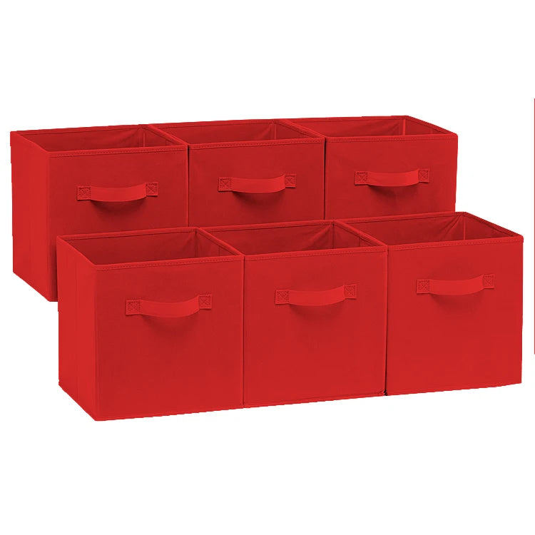 Wholesale Foldable Non-Woven Fabric Cube Storage Organizer Capacity for Home Clothes Storage