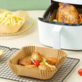 Disposable Non-Stick Silicone Square Parchment Paper Liners Baking & Pastry Tools for Air Fryer Named Silicone Baking Mat
