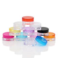 LZ Pack 100PCS Free Sample 3g 5g Mini Square Eye Face Cream Container Empty Jars for Creams