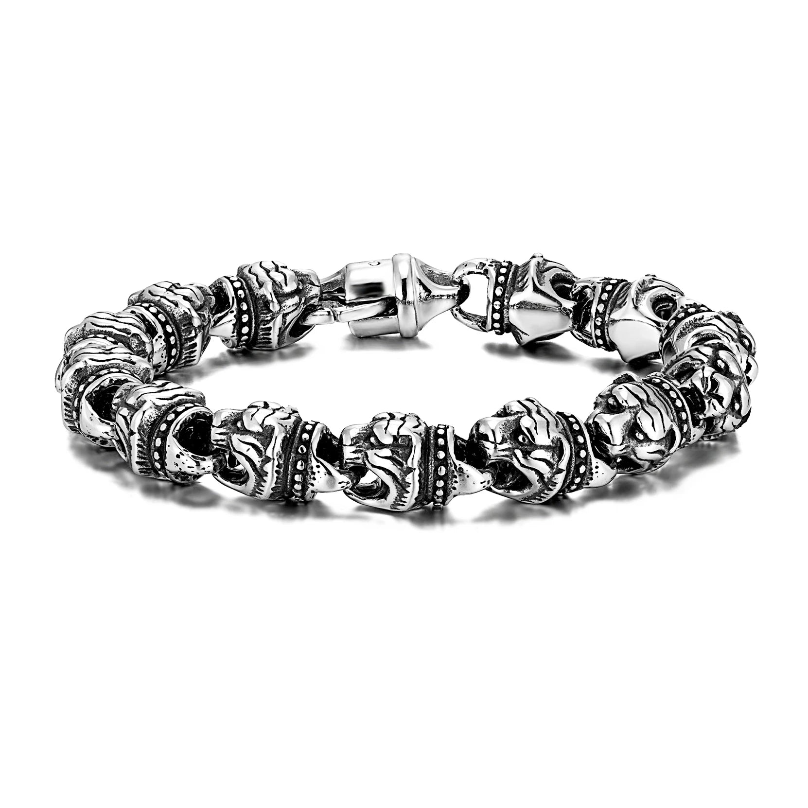 Fashion Men's Jewelry Silver Bracelet Personalized Stainless Steel Bracelet for Man