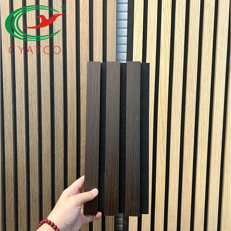 Akupanel Wooden Veneer Oak Slat Panel Acoustic Sound Proof Wall Panels Wood Acoustic Wall Panels Acusticos