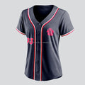 Custom Full Button Baseball Uniforms Baseball & Softball Wear Sublimation Blank Baseball Jersey for Women