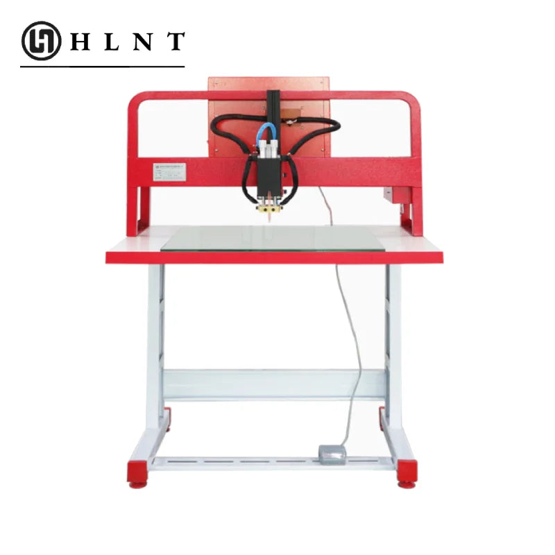 HLNT Resistance Type Battery Welder Small Desktop Pneumatic Cell Spot Welding 18650 Spot Welding Machine
