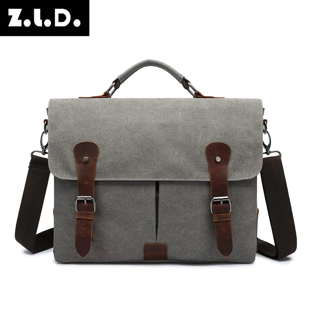 High Quality Wholesale Briefcase Business Handle Messenger Bags Crossbody Computer Business Laptop Messenger Bag for Men