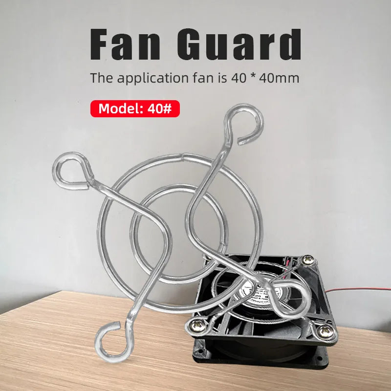 40mm Standard Electric Metal Fan Guard Customizable Fan Cover Protection
