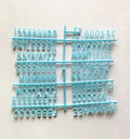 4 Colors 3/4"Letter Set for Changeable Felt Letter Board Including Letters Numbers Punctuation