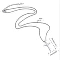 Silver Steel Steel  Fashion Trendy Special Design Statement Makers Hip Hop Double Layered Cross Pendant Luxury Necklace
