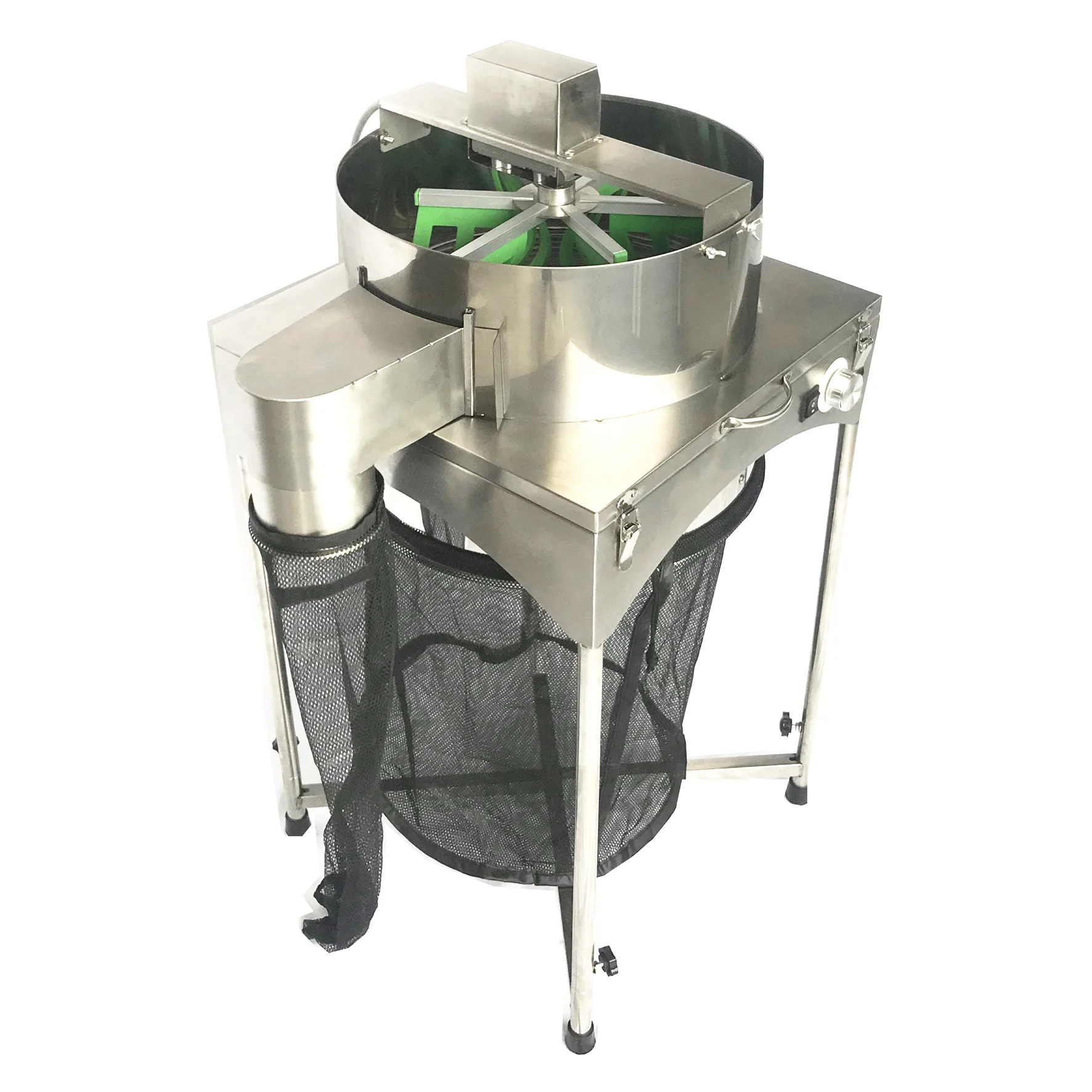 Factory Price 18\" Electric Motorized Standing Table Leaf Bud Trimmer Triple Stainless Steel Metal Material Garden Usage