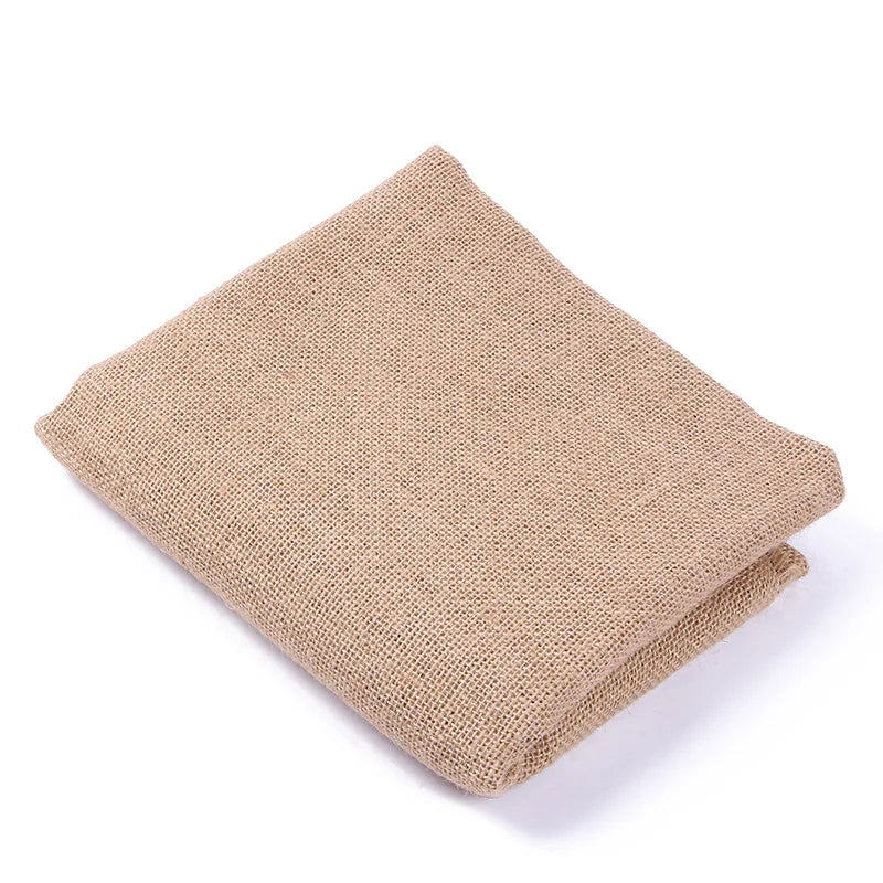 100% Pure Nature Woven Hemp Jute Fabric Roll PE Film Laminated Burlap Fabric for Tote Bags China Quality Jute