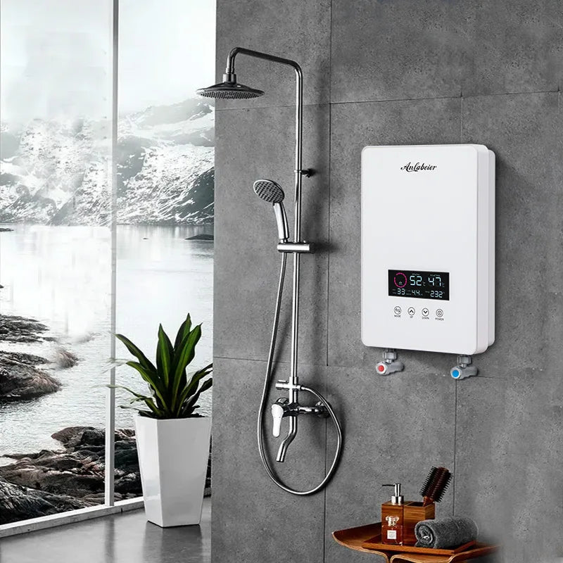 8kw Sin Tanque Para Bano Equipo De Cocina De Gran Potencia Calentador De Agua Electrico