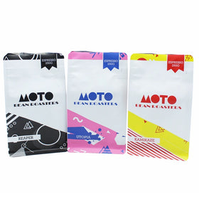 Promotional Event Resistant Bpa Free Food Grade Ink Small Run Sachet Flat Bottom Gusset Bags With Zipper 100 G Coffee Bean Bag