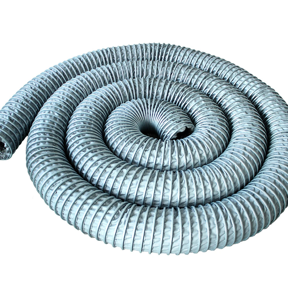 High Temperature Insulated Fire Retardant Flexible 10m Air Duct HVAC Systems for Outdoor Hospital School Basement Chinese Design