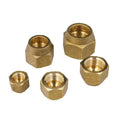 Screw Nut Air Conditioner Copper Pipe Forged Brass Flare Nut Fitting