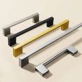 Modern Minimalist American Extended Cabinet Drawer Furniture Hardware Aluminum Handle Wardrobe Door Pulls for Dresser Modern