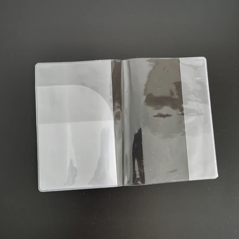 Wholesale Clear Card Holder Plastic Transparent PVC Passport Holder Cover