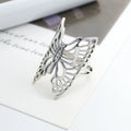 925 Sterling Silver Rings Woman Custom Ring Butterfly Oxidization Effect Set