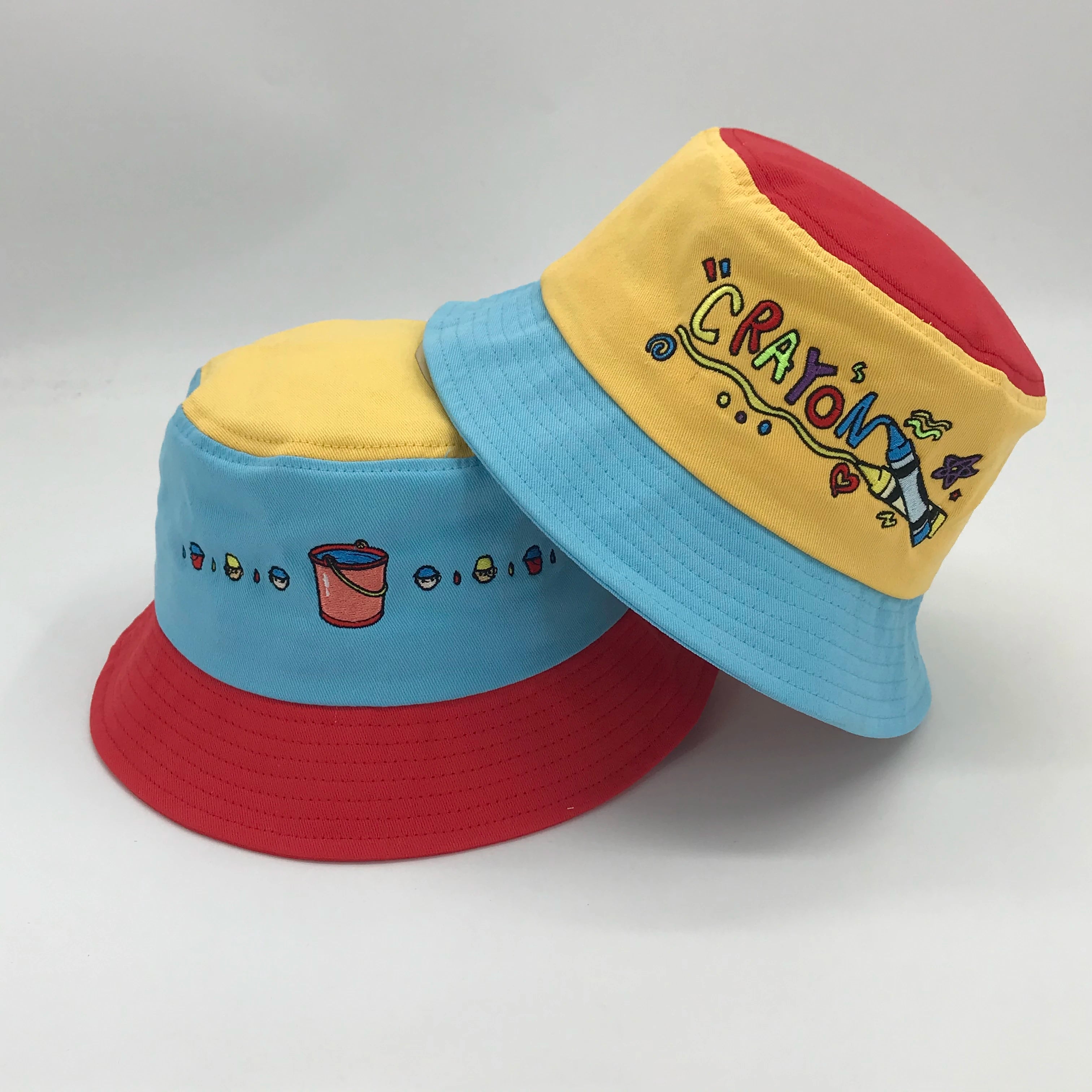New Fashion Custom Bucket Hat Contrast Colors Velour Fisherman Hat Argyle Embroidery Logo for Daily Use Direct Factory Supplier