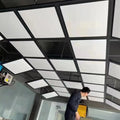 Deformable Led Garage Lights Honeycomb Auto Detailing Products Light Bar Hex Lighting for Car Wash Station Garage Ceiling Design