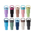 China RTS Portable 40oz Tumbler Double Wall Travel Mug Stainless Steel Insulated New Design Tumbler with Straw Handle for Cars