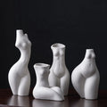 Creativity Stoneware Body Shape Vase Nordic Decoration Ceramic Vase Art Sculpture