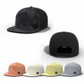 Stylish Fashion Outdoor Sports Baseball Hat Free Custom Logo 5 Panel Cotton Twill Brim Straight Snapback Cap Multi Panel Printed
