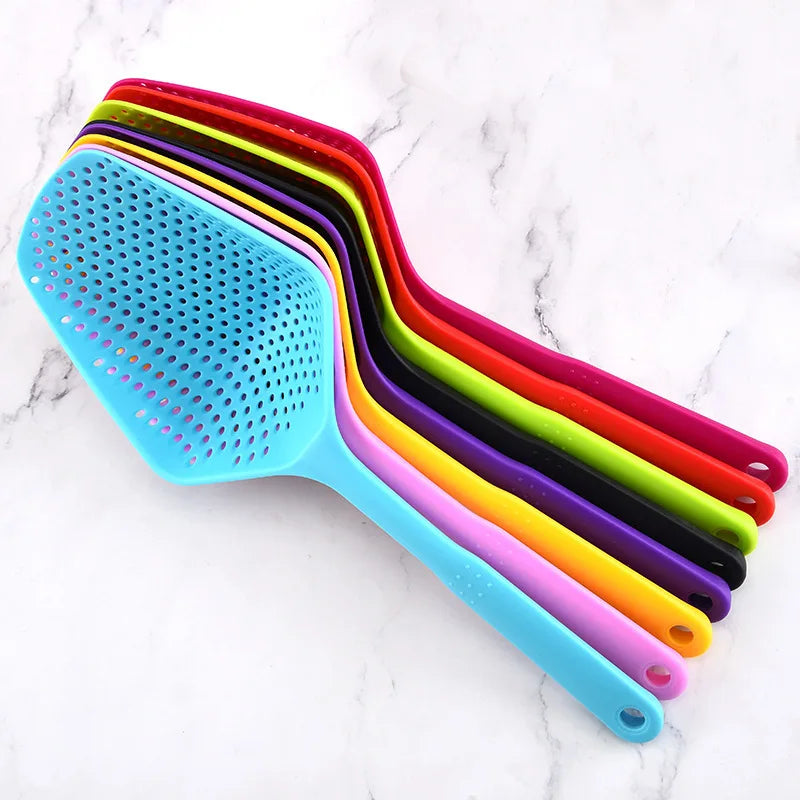 Hot Sale 1pc Kitchen Soup Spoon Strainer Fry Food Mesh Portable Kitchen Tool Drain Shovel