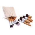 Hot Sale Makeup Brushes Set with case Private Label Pinceaux Maquillage Professionnel Cute Brush Makeup Hair Wood