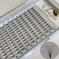 9D 10D Russian Volume Lashes Your Own Brand Heat Bonded Short Stem Premade Lashes Fans