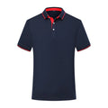 Summer Men's Knitted Anti-Wrinkle for Shirt Short Sleeve Customized Logo Printed Polyester/Cotton OEM Custom Service Golf