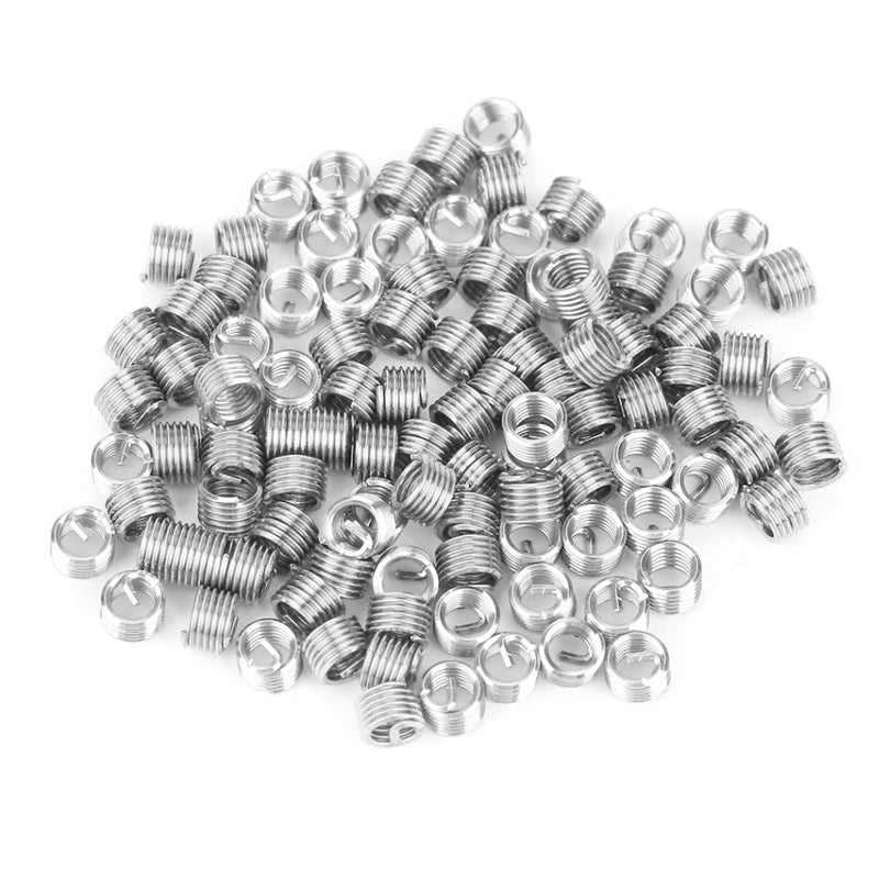 M18*2.5 1D Fasteners-304 Stainless Steel Wire Thread Insert Durable 1D Threaded Insert