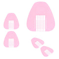 500pcs/Roll Pink Dual Nail Form Wholesale French Nail Tip Extension Plastic Nail Form