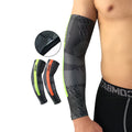 Quick Drying Fluorescent Green Unisex Fishing Riding Gym Muscle Pressurized Arm Support Wraps Elbow Pain Brace Sleeve Supporter