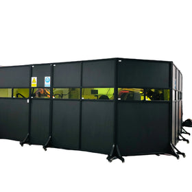 DMK Factory Price Laser Protective Screen Laser Safety Window Laser Safety Barrier Laser Enclosure Laser Safety Panel