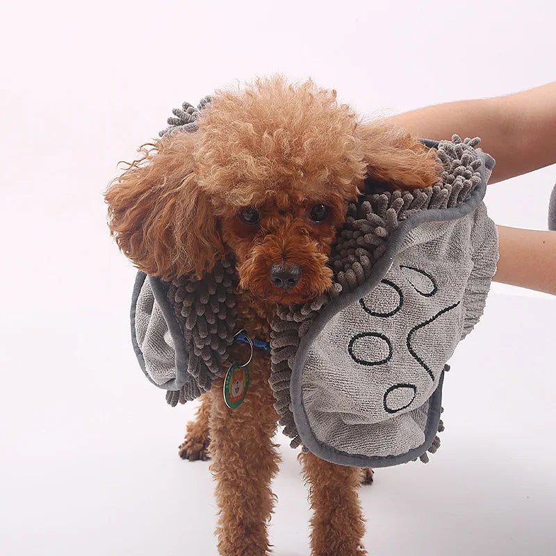 Wholesale Soft Fine Fiber Microfiber Dog Bath Towel Quick Drying Blanket for Dirty Pets for Dog & Cat Cleaning & Bathing