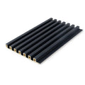 Yunjian Indoor Eco-Friendly Waterproof WPC Wall Panel Anti-Scratch Fluted Slat Wood Board Customizable Length Decorative Wall