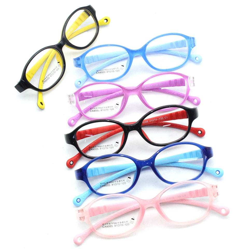 New Design for Children Optical Frames Soft Silicon Candy Colors Kids Eyeglasses Frames
