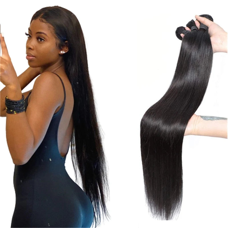 Beautiful Hair Products Real Soft Straight Human Hair Weave Bundles Mink Virgin Brazilian Human Hair Extension Wholesale Vendors