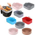 Reusable Air Fryer Silicone Pot Basket Replacement of Parchment Paper Liners Easy Cleaning Oven Accessories
