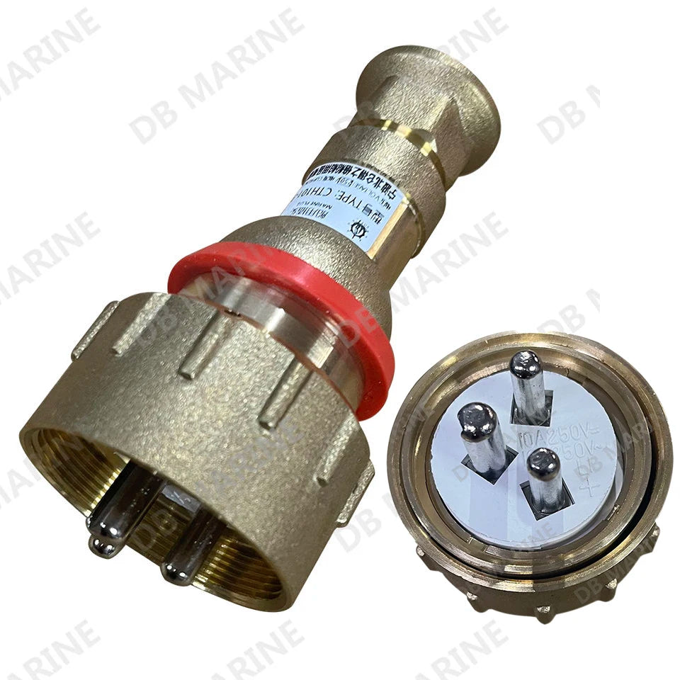IMPA 792886 Type HNA Watertight 3-pin Industrial Plugs & Receptacles with Switch CE CCS Certified Carton Box