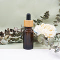 30ml Amber Bottles Glass Dropper Bottle for Essential Oil Glass with Bamboo Cap