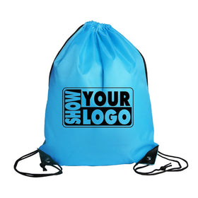 Custom Printing 210D Draw String Bag personalized logo Customized Draw String Bag With Small Quantities