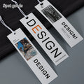 Hot Selling Luxury Printed Embossed Craft Custom Garment Hanging Label Clothing logo Hang Tag