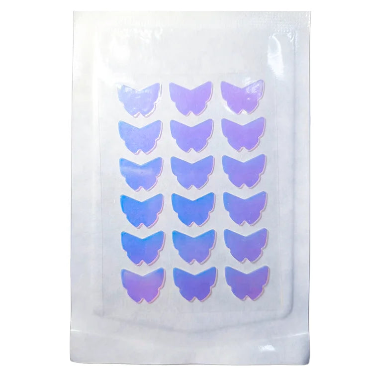 Hysent Customizable Hydrocolloid Acne Pimple Patches OEM Butterfly Shaped Invisible Non-Fragrance Waterproof All Skin Patches